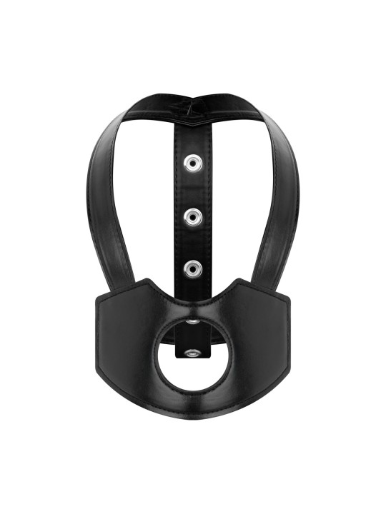 Bedroom Fantasies - Hoofd Harnas Strap-On - Zwart