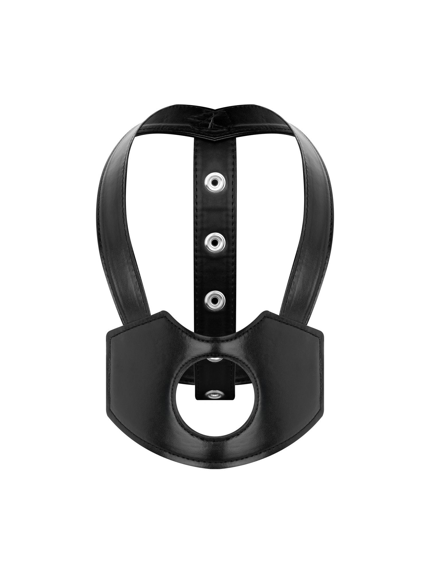 Bedroom Fantasies - Hoofd Harnas Strap-On - Zwart