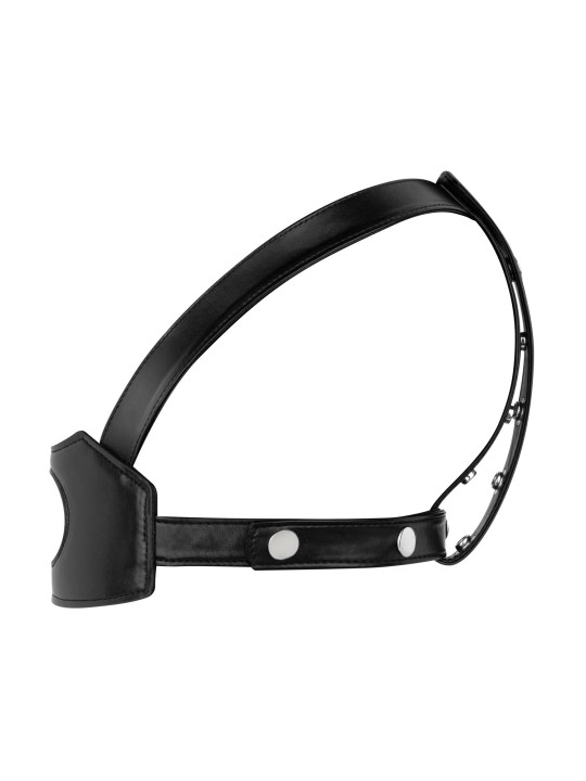 Bedroom Fantasies - Hoofd Harnas Strap-On - Zwart