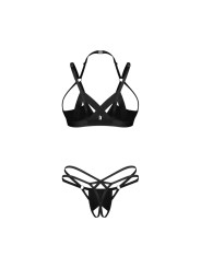 Obsessive – Keira Lise 2-Delige Open Set – Zwart