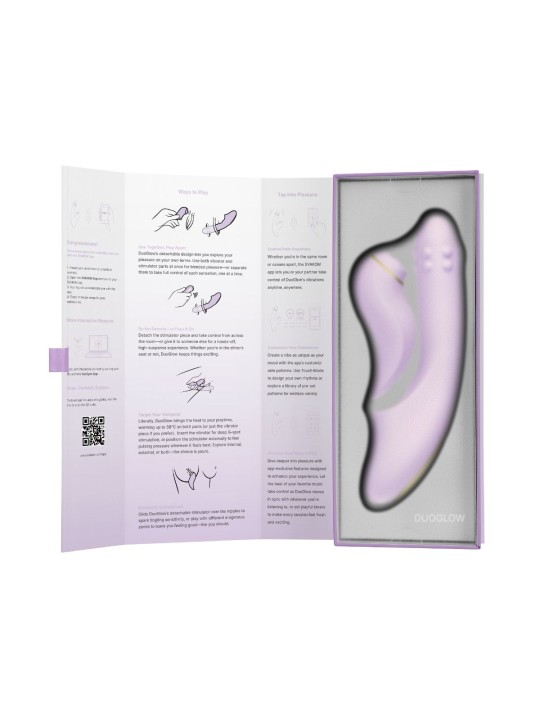 Svakom – DuoGlow App Controlled Vibrator – Purple