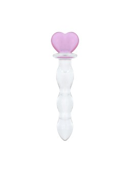 Gildo - No. 35 Glazen Dildo Hartvorm - 18.8 cm