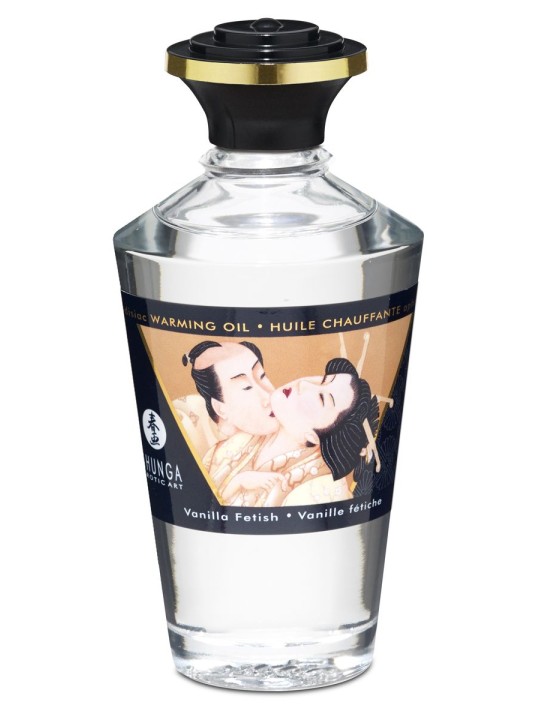 Shunga - Aphrodisiac Warming Massage Oil Vanilla Fetish - 100 ml