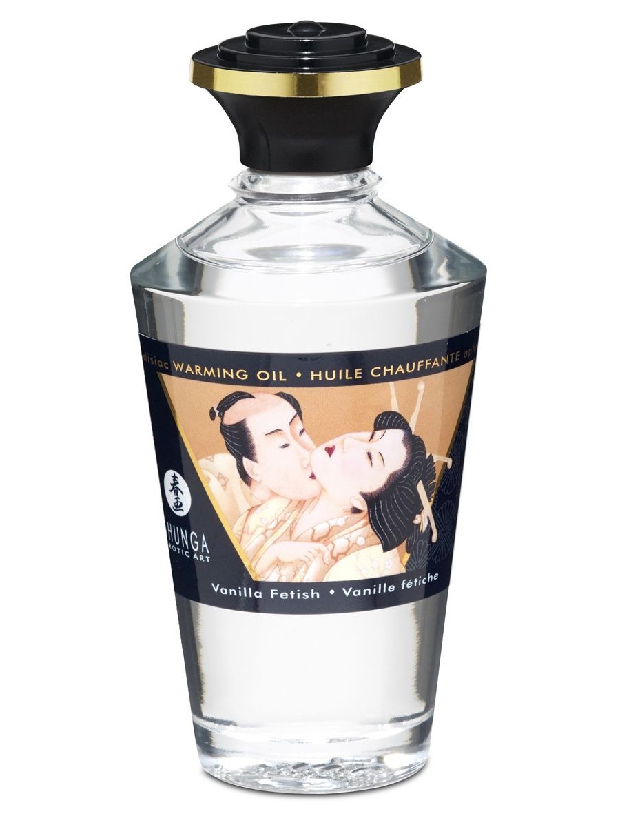 Shunga - Aphrodisiac Warming Massage Oil Vanilla Fetish - 100 ml