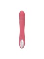 SVAKOM - Avery Thrusting Rabbit Vibrator - Strawberry Pink