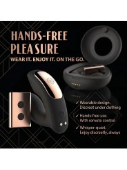 Rosy Gold – Wearable Vibrator with Luxury Charging Case – Black