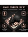 Rosy Gold – Wearable Vibrator with Luxury Charging Case – Black