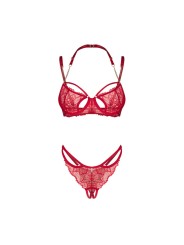Obsessive – Matildea 2-Delige Open Set – Rood