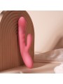 SVAKOM - Avery Thrusting Rabbit Vibrator - Strawberry Pink