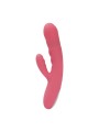 SVAKOM - Avery Thrusting Rabbit Vibrator - Strawberry Pink