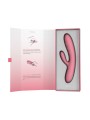SVAKOM - Avery Thrusting Rabbit Vibrator - Strawberry Pink