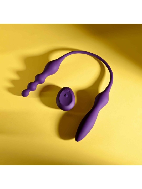 Playboy - This & That Dubbele Vibrator - Purple