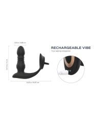HoneyPlayBox – Cyrus Thrusting Prostate Vibrator – Zwart
