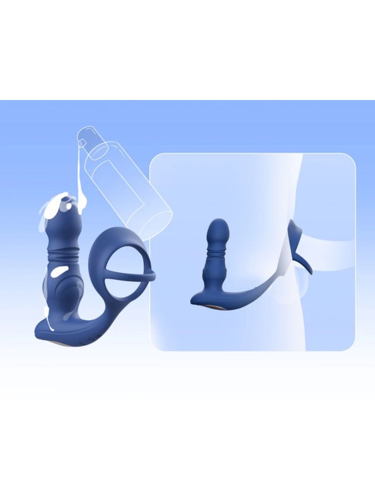 HoneyPlayBox – Cyrus Thrusting Prostate Vibrator – Zwart