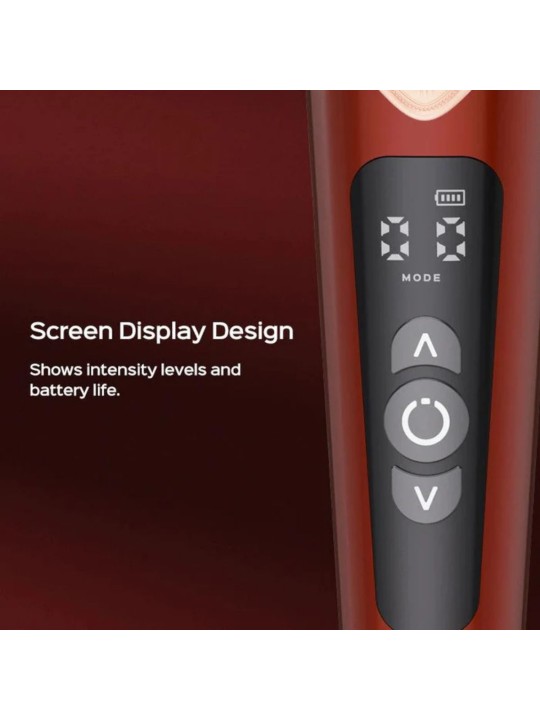 HoneyPlayBox – Stormi Heating Wand Vibrator – Rood