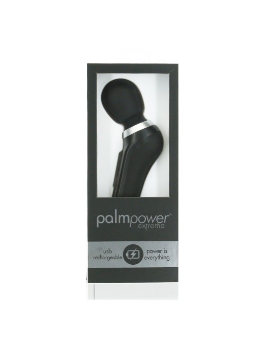 Palm Power - Extreme Wand Vibrator - Zwart