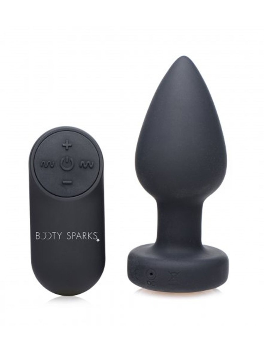 Vibrerende Buttplug Met LED-licht - Medium