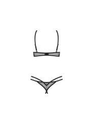 Obsessive – Euridia 2-delige Crotchless Set – Zwart