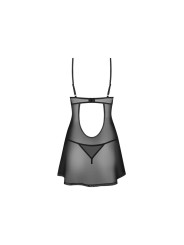 Obsessive – Euridia Chemise & Tanga – Black