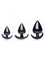 Triple Spades Driedelige Buttplug Set