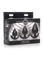 Triple Spades Driedelige Buttplug Set