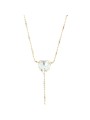 Otazu - Love Anklet Crystal Heart - Transparent