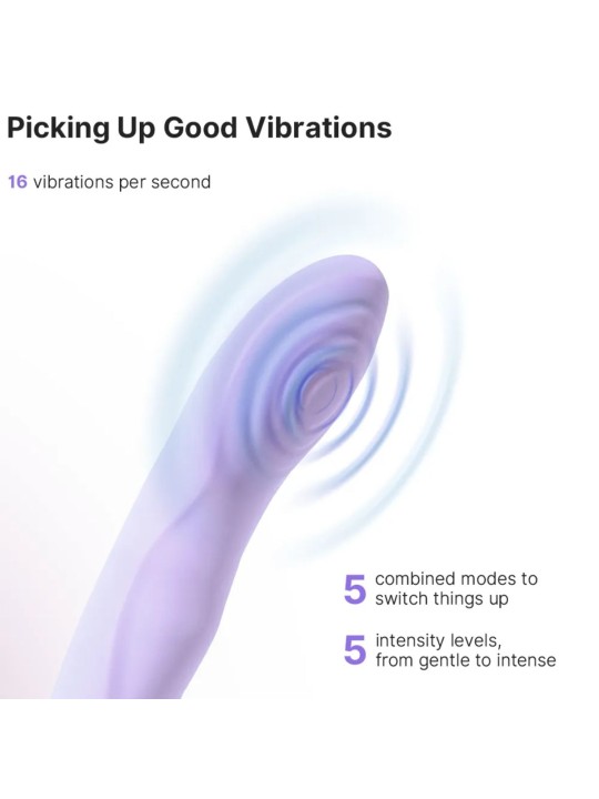 Svakom - Selena Heated Vibrator - Lavender