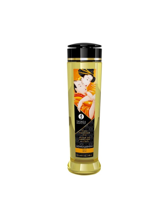 Shunga - Stimulation Massage Olie Peach - 240 ml