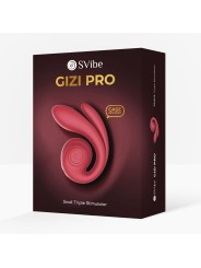 SVibe - Gizi Pro Triple Vibrator - Bordeaux