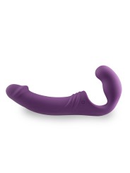 Strapless Strap-On Vibrator - Paars