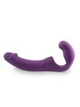 Strapless Strap-On Vibrator - Paars