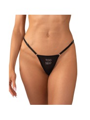 Obsessive - Violami Sexy String - Zwart