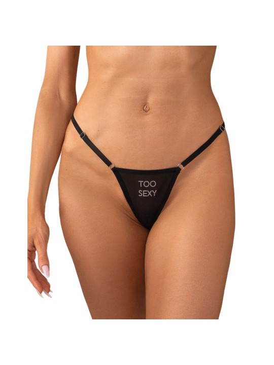 Obsessive - Violami Sexy String - Zwart