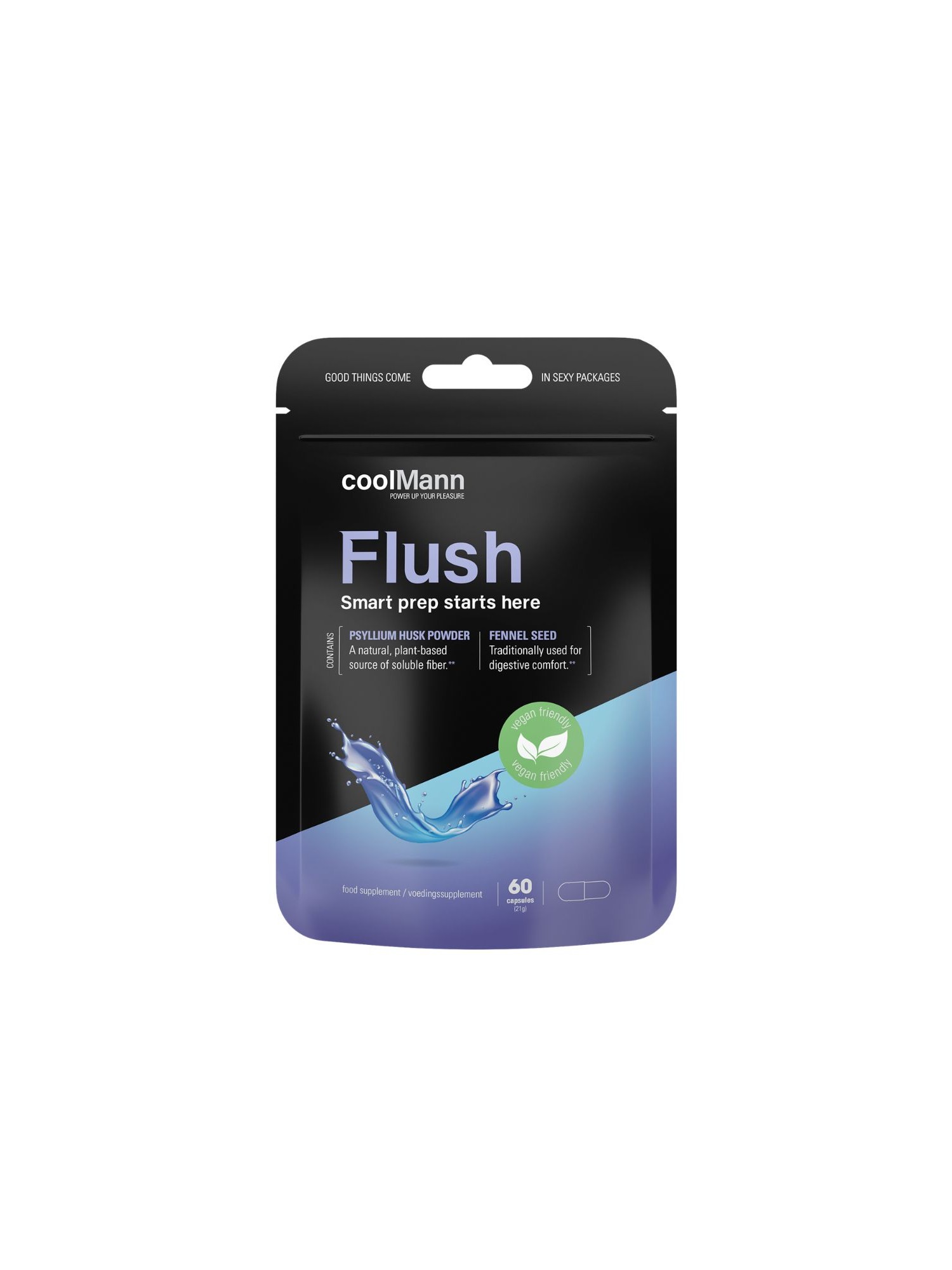 CoolMann - Flush Food Supplement - Fiber Complex 60 pcs