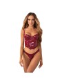 Obsessive - Redya Corset and Thong - Red
