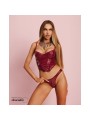 Obsessive - Redya Corset and Thong - Red