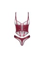 Obsessive - Redya Corset and Thong - Red