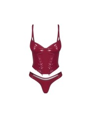 Obsessive - Redya Corset and Thong - Red