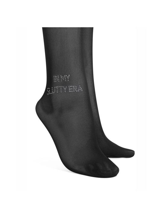 Obsessive - Norless Era Panty Open Kruis - Zwart