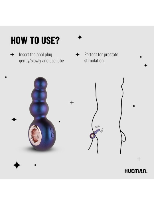 Hueman - Outer Space Vibrating Anal Plug