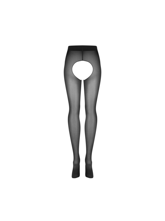 Obsessive - Norless Era Panty Open Kruis - Zwart