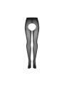 Obsessive - Norless Era Panty Open Kruis - Zwart