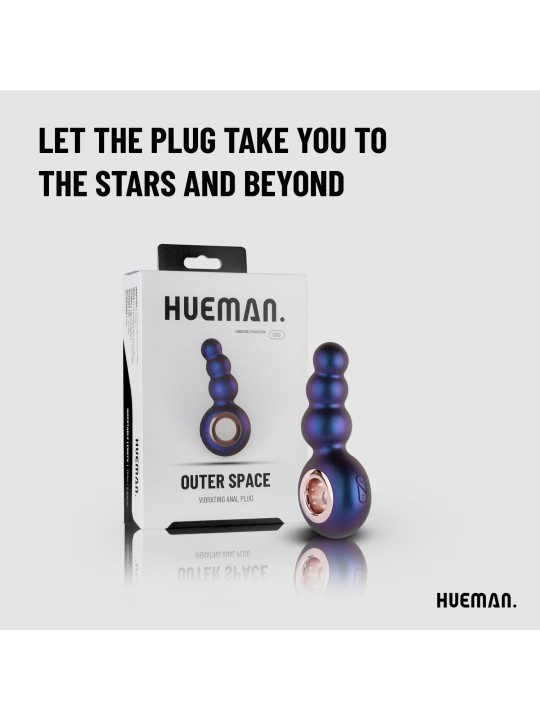 Hueman - Outer Space Vibrating Anal Plug