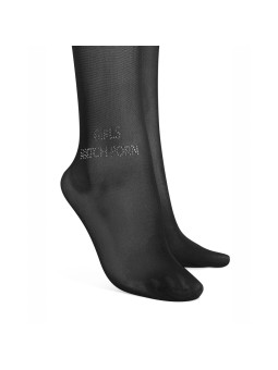 Obsessive - Norless Girl Panty Open Kruis - Zwart