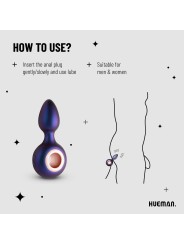 Hueman - Deep Space Vibrerende Anaal Plug