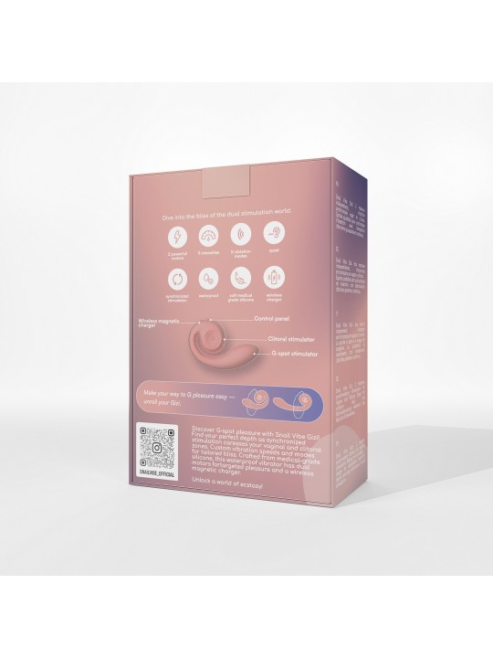 Snail Vibe Gizi Vibrator - Perzik