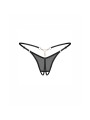 Obsessive - Oxaria Crotchless Thong - Black
