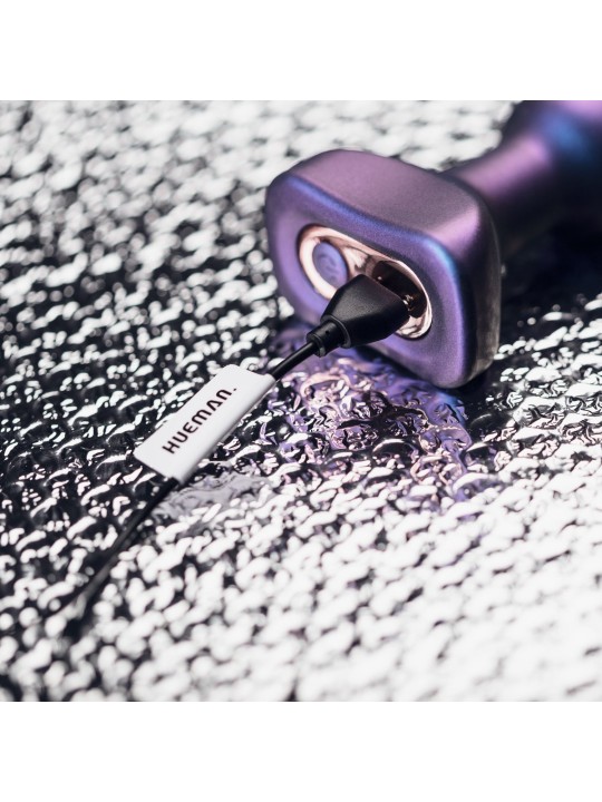 Hueman - Space Invader Vibrerende en Stotende Buttplug