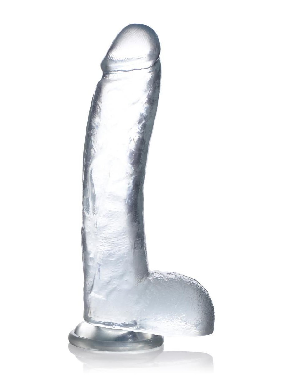 Jock C-Thru Transparante Dildo - 29 cm.