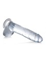 Jock C-Thru Transparante Dildo - 29 cm.